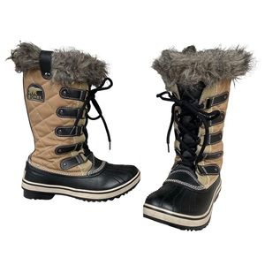 Sorel Tofino ll Waterproof Faux Fur Lined Quilted Rugged Winter Snow Boots 6